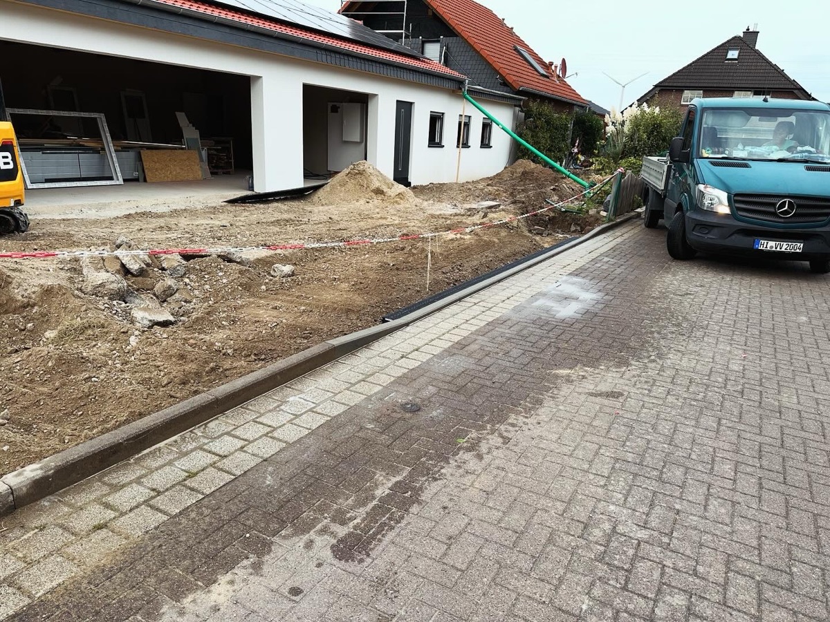 Unterbau für Pflasterarbeiten